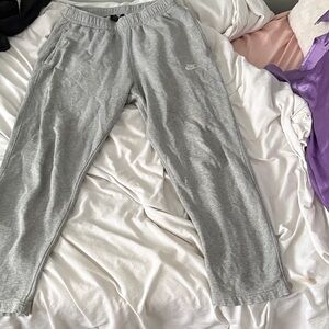 Nike Light Gray Athletic Sweatpants